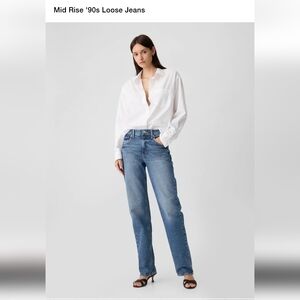 GAP Mid rise Loose 90s Size 6